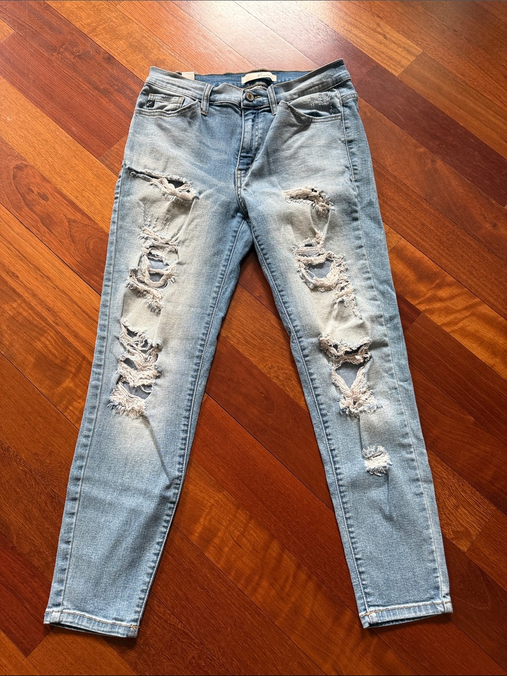 KanCan Distressed Light Blue Jeans